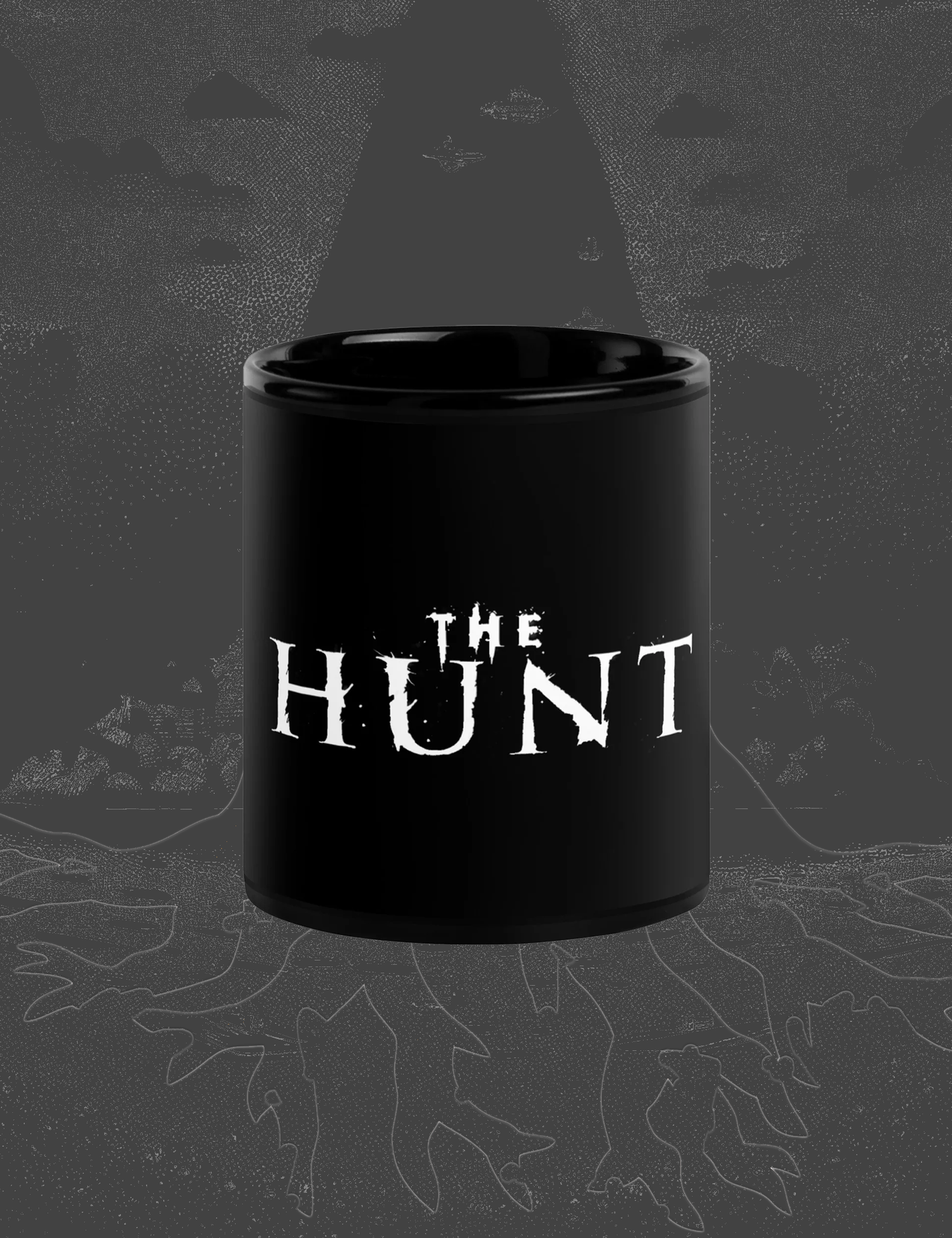 Black mug with logo