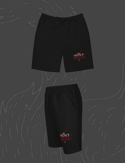 Erratic fleece shorts